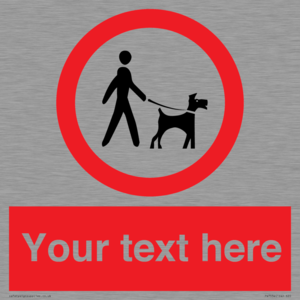 Custom Road regulatory dogs on leads